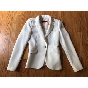 ZARA | White Nautical Blazer Size: S